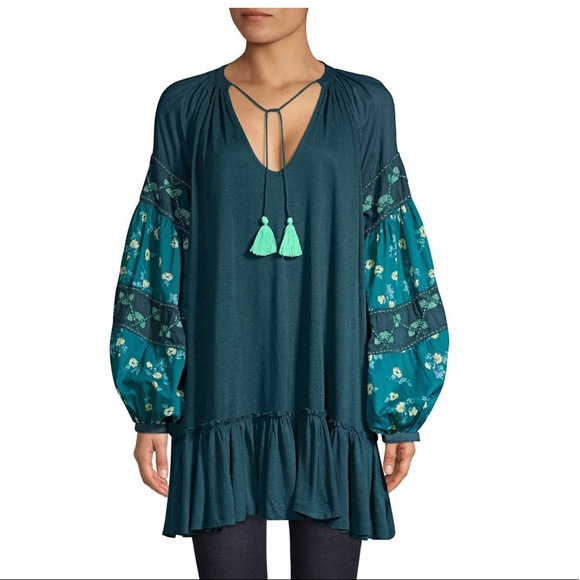 FREE PEOPLE Mix It Up Tunic Mini Dress - Picture 5 of 8